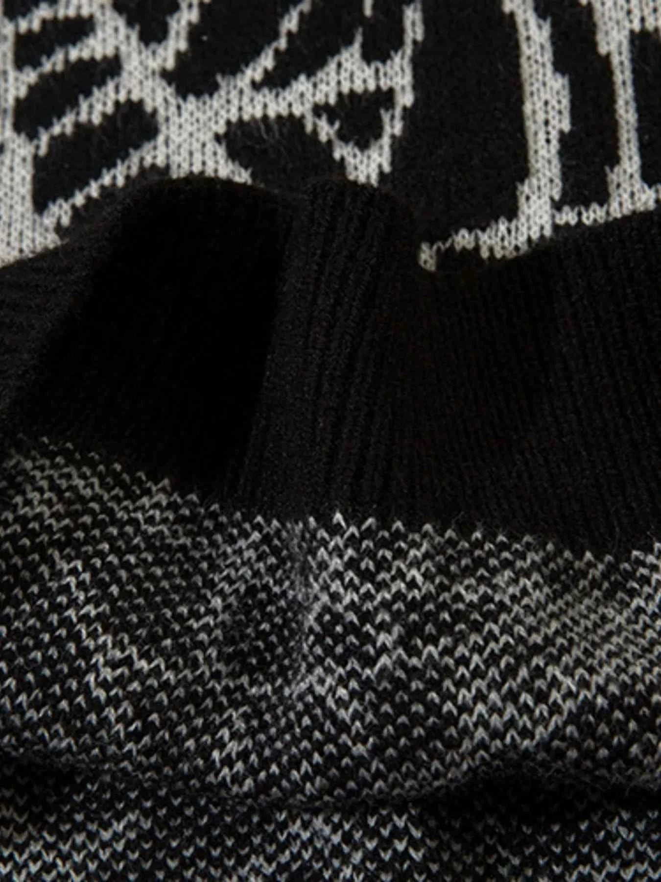 Men's Spider Web V-Neck Sweater Vest